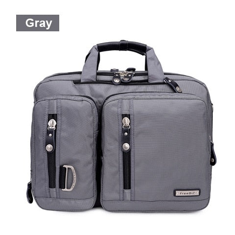 001216 17.3/18.4 Inches Gaming Laptop Briefcase 3-in-1 Multi-Purpose Backpack Business Messenger Shoulder Bag Handbag