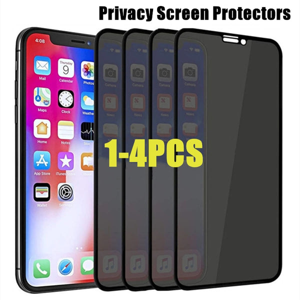 000704 Anti-spy Privacy Protectors Screen 30 Degrees  for IPhone 12 11 Pro Max 13 Mini  , Protective Glass for IPhone XS XR X 8 7 Plus SE 3